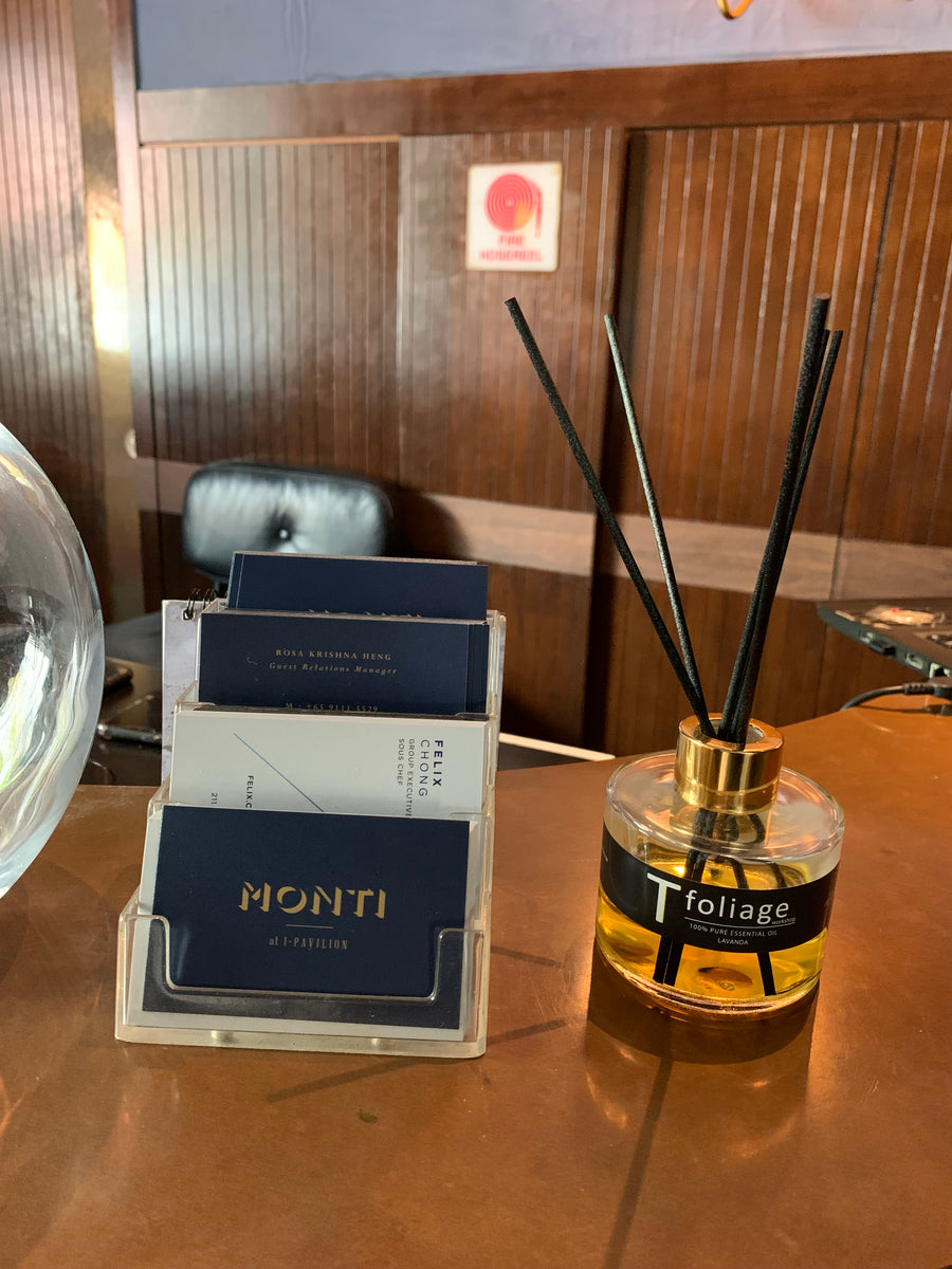MONTI Reed Diffuser, scent your space, anti-odor